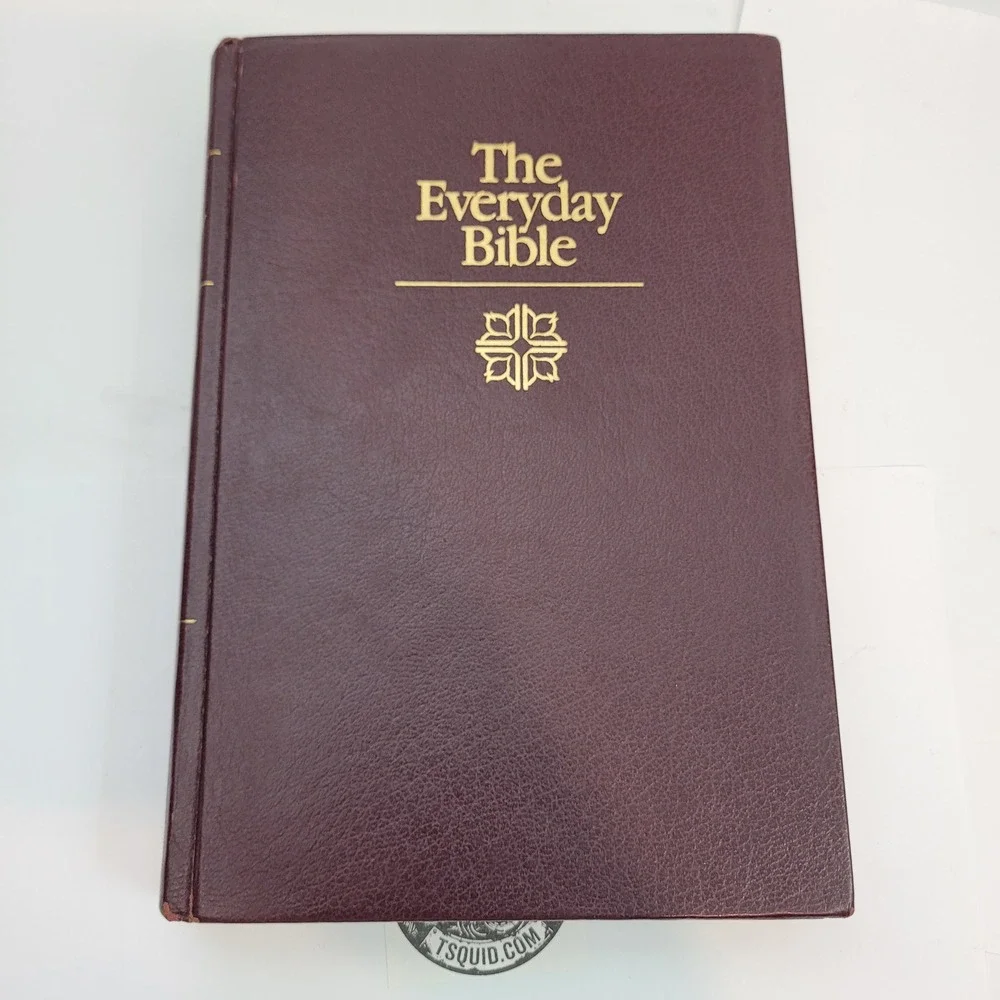 Worthy The Everyday Bible NCV Burgundy Hardcover Concordance Religious Book